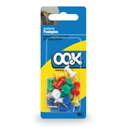 OOK Multicolor Thumb Tacks, Assistantce Pins - 16 Pieces