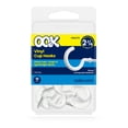 thumbnail image 1 of OOK White Vinyl Cup Hooks, 2.25", Screw-in Cup Hooks, 0.5 lbs. 10 Pieces, 1 of 11