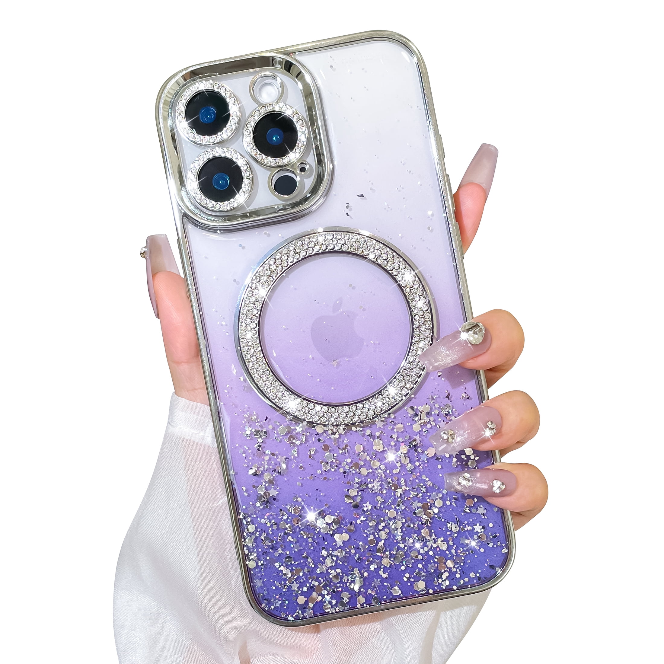 OOK for iPhone 15 Pro Max Case Compatible with Magsafe, Bling Glitter ...