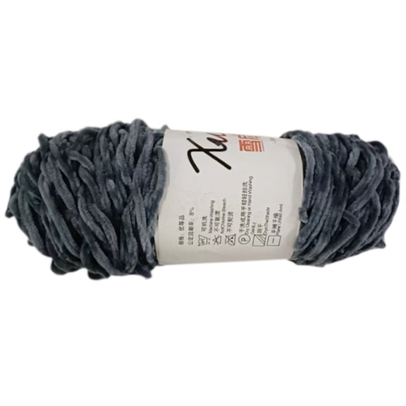 OOKWE 100g Chenille Velvet Yarn Wram Solid Color Hand-Knitted Thick Crochet Thread
