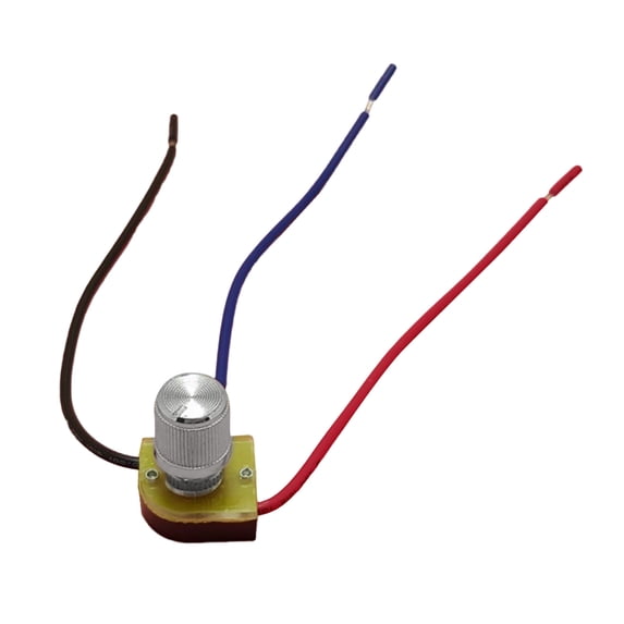 Zing Ear ZE-136M 3/8" Bi-Circuit 3-Way Rotary Switch – 6A 125VAC, Metal Shell For Lamps, Fans & Antique Lighting