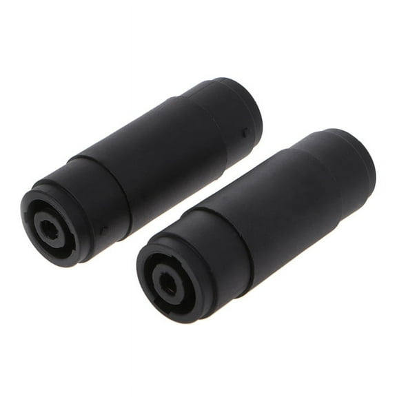 OOKWE 2 Pcs 4-Pin Pole Female To Female Speakon Coupler Adapter Audio Cable Connector