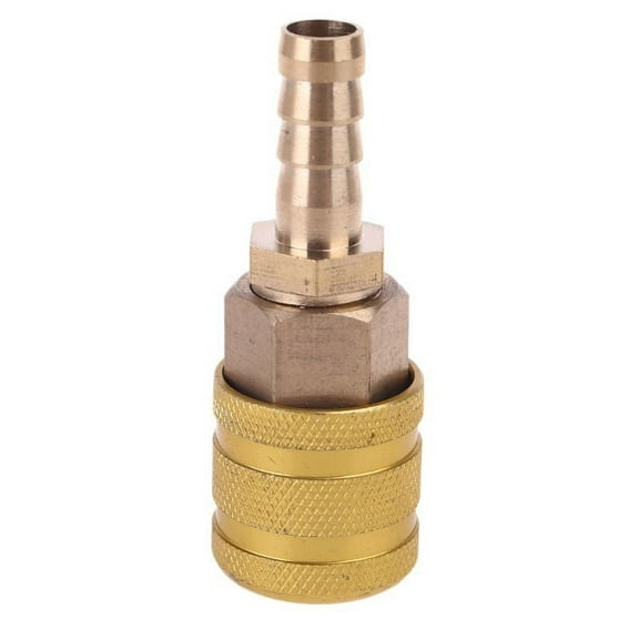 OOKWE 8mm Air Hose Fittings Connector Air Compressor Fittings Air Coupler Plug Brass