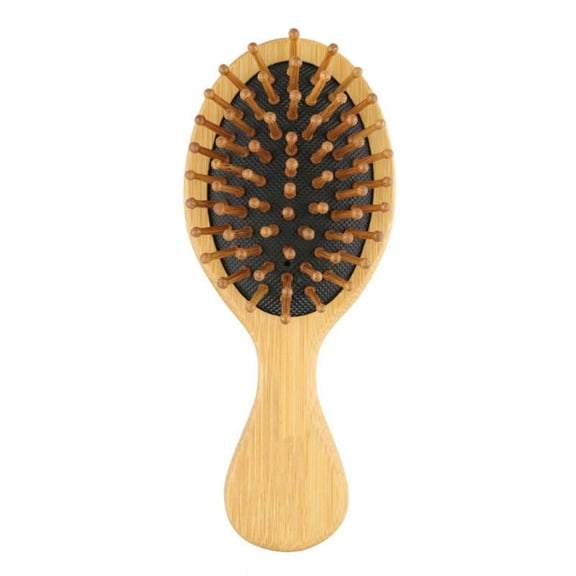 OOKWE Bamboo Hair Combs Massage Scalp Detangling Hairbrush for Women Men Reduce Frizz Straight Curly Wavy Dry Wet Thick Fine Hair