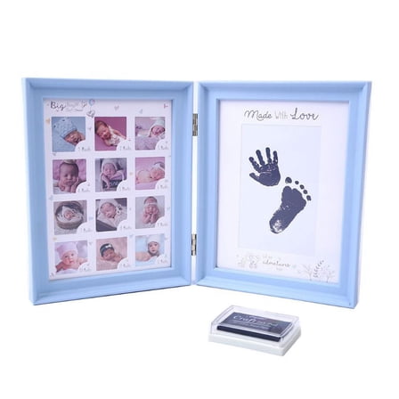 OOKWE Collage Photo Frame for Baby Keepsake for Newborn 1st Birthday Gift Home Decor