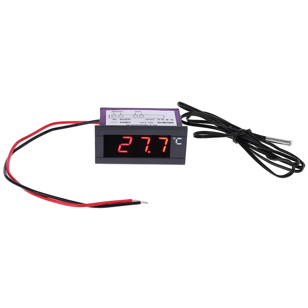 OOKWE Digital Embedded Thermo meter Refrigerator Freezer Temperature Display Panel