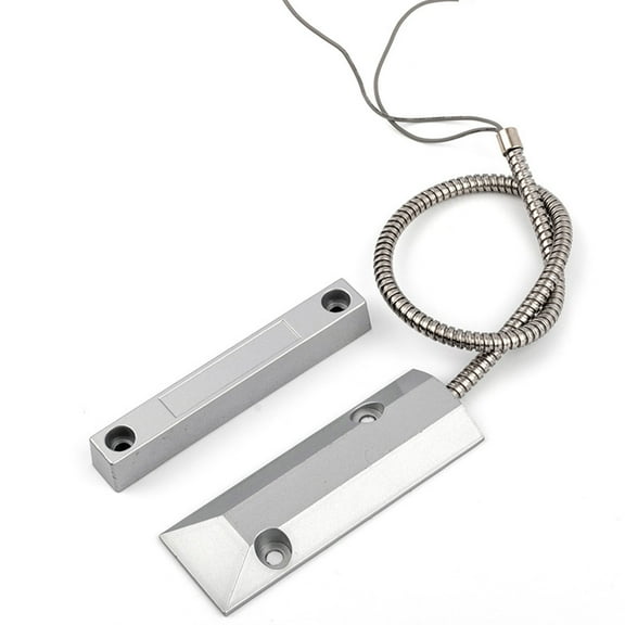 OOKWE Metal Wired Magnetic Door Window Contact Sensor Switch Door Window Sensors Detector for Home Security Alarm System