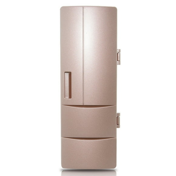 OOKWE Portable Mini USB Fridge Compact Personal Small Refrigerator for Father's Day