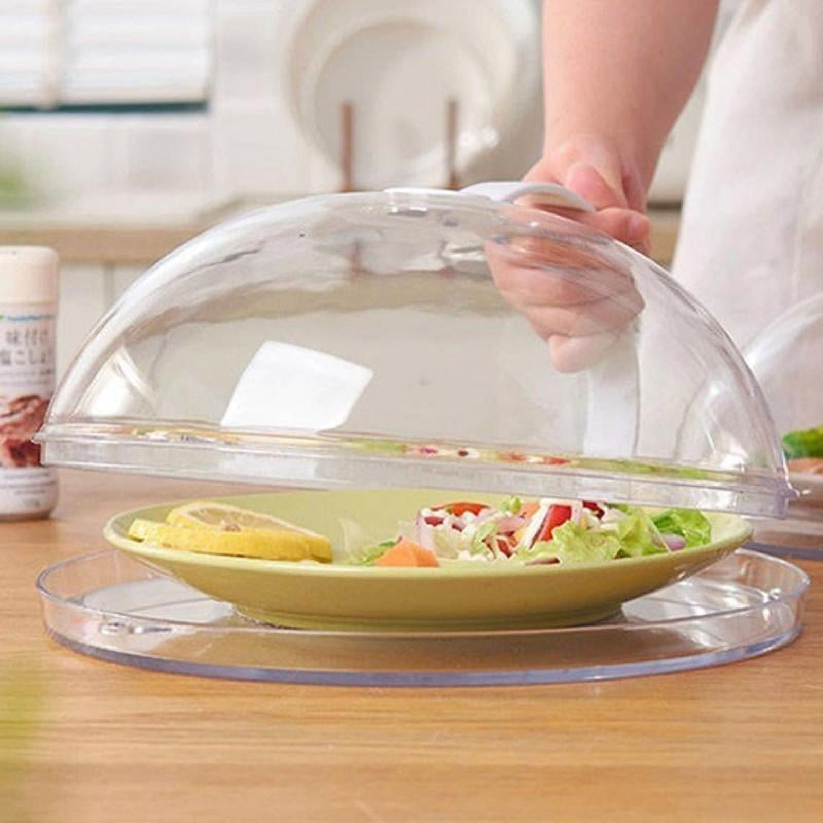 OOKWE Safe ABS Microwave Food Cover Splatter Cover Guard with Handle