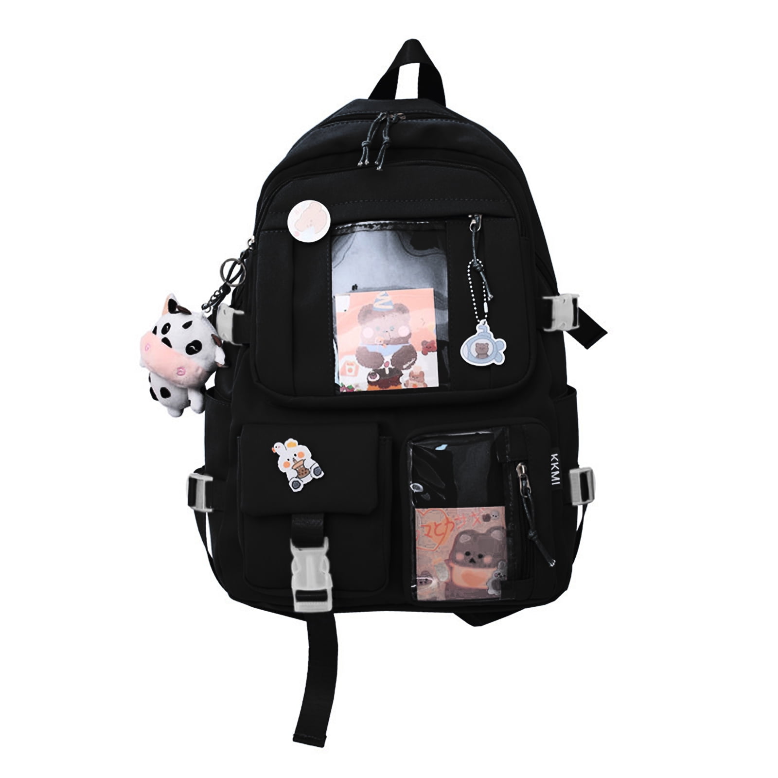 harajuku mini backpack MININAI 2026 Preppy with Coin Purse Y2k Japanese Backpack Aesthetic Cool College Daypack Fit 15.6" Laptop (White,One Size) : Electronics Harajuku Backpacks  Harajuku Style