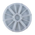 thumbnail image 1 of OOKWE Tray Coaster Serving Board Resin Mold Petal Shaped Fruit Tray DIY Mold Nut Snacks Tray Organizer Box Dish Silicone Mold, 1 of 9
