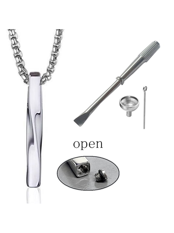 Urn Necklace Pendant for Ashes Charming Long Pendant Necklace Cremation Jewelry