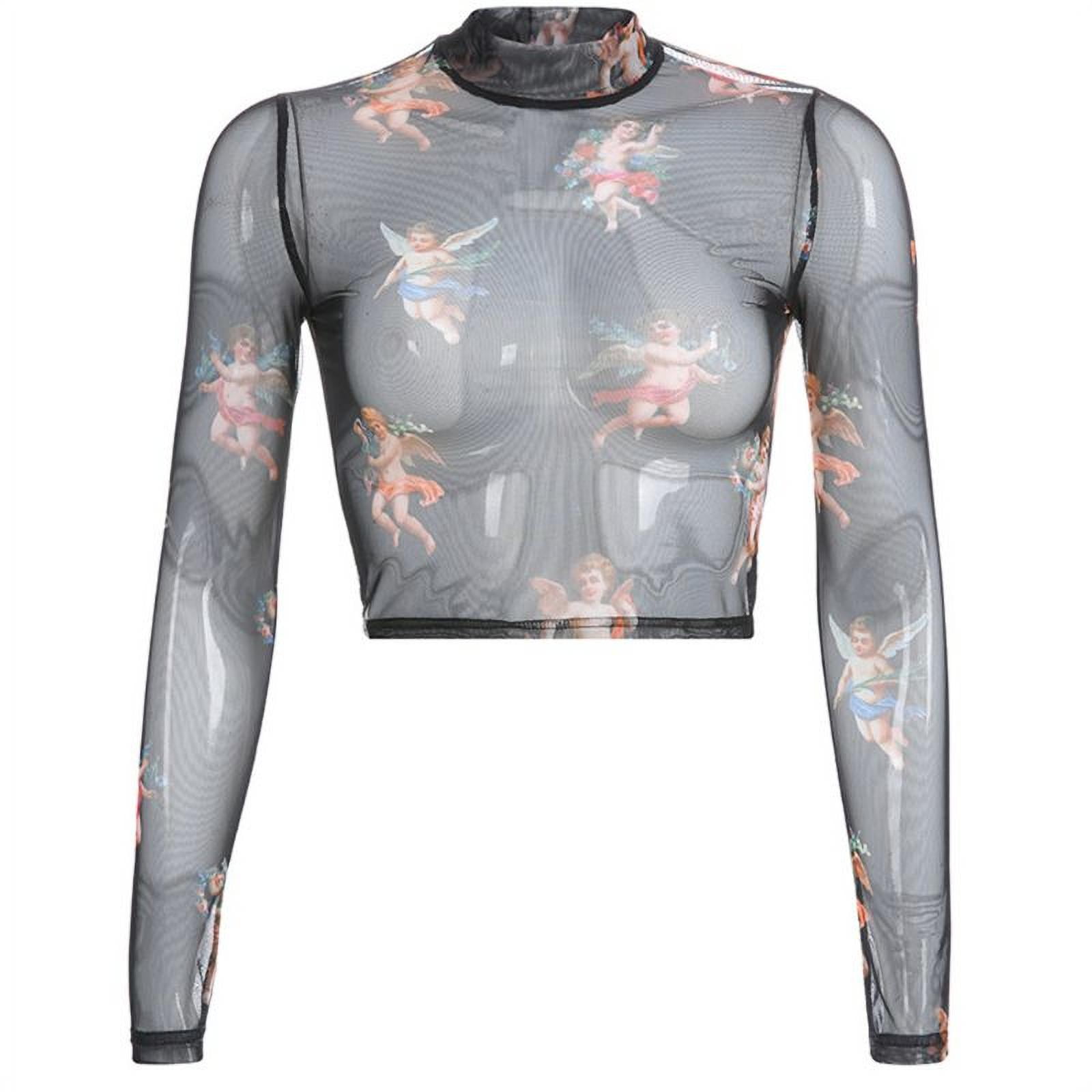black angel mesh top