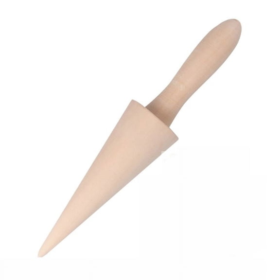 OOKWE Wooden Ice Cream Cone Mold DIY Egg Roll Omelet Waffle Roller Pastry Roll Kitchen Baking Tools