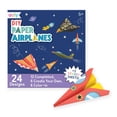 thumbnail image 1 of OOLY DIY Paper Airplane Book, 24-Piece Arts & Crafts for Kids Sticker Books, 1 of 7