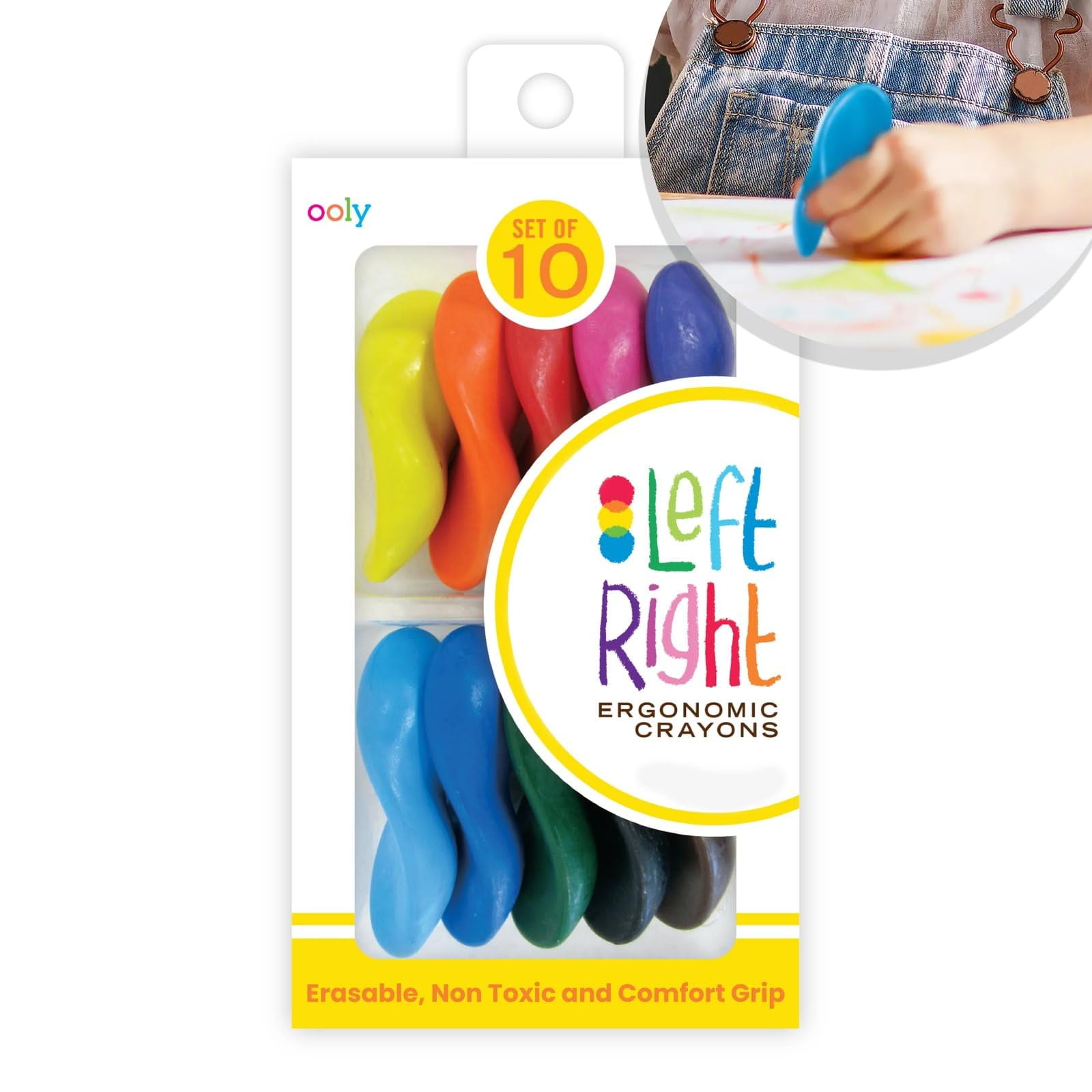 Left/Right Erase Crayons Left/Right Erase Crayons