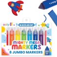 thumbnail image 1 of OOLY Mighty Mega Washable Markers with Jumbo Grip for Small Hands, 8 count, 1 of 6
