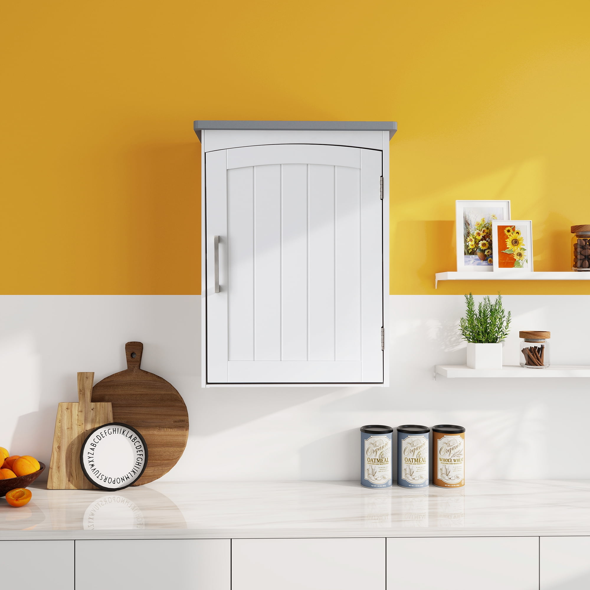 OONNEE Small Bathroom Wall Cabinet, Medicine Cabinet Organizer With ...