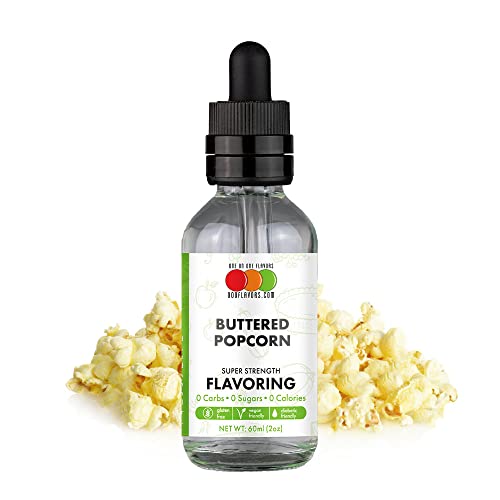 OOOFlavors Buttered Popcorn Flavored Liquid Concentrate 2 oz