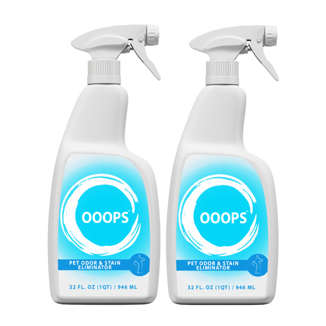 OOOPS Pet Odor Organic Enzyme Spray Dismantle Smelly Urine Poop 2 Pack