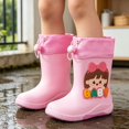 Cleanest Cleats OOOUM Kids Cute Rain Boots Spring Non Easy Clean Rubber Boots ...