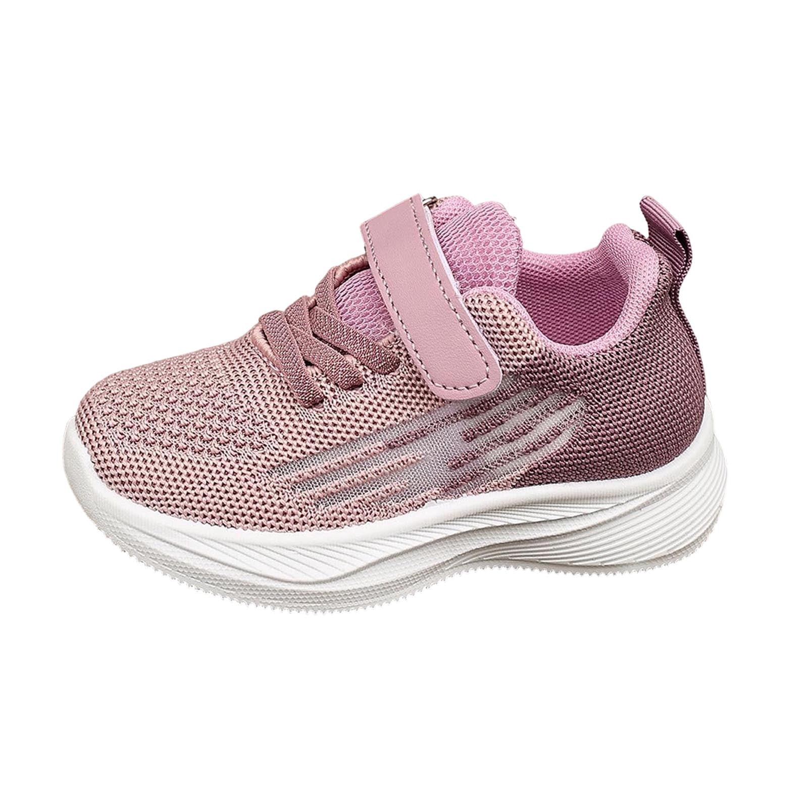 OOOUM Kids Sports Shoes Easy Strap Breathable Mesh Shock Absorbing Non ...