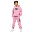 thumbnail image 1 of OOOUM Kids Sweatsuit Letter Graphic Hoodie And Jogger Pants 2 Piece Boy Casual Tracksuit Set , 2-3 Years, 1 of 6