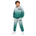 thumbnail image 1 of OOOUM Kids Sweatsuit Ombre Gradient Hoodie And Jogger Pants 2 Piece Boy Casual Tracksuit Set , 5-6 Years, 1 of 6
