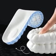 thumbnail image 1 of OOOUM Men Women Cushion Insoles Comfortable Lightweight Breathable Arch Support Insoles Non Shock Absorption Cushion Insoles White US:6, 1 of 3