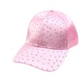 thumbnail image 1 of OOOUM Sparkly Baseball Caps For Women Fashionable Lightweight Breathable Dad Hats Adjustable Holiday Party Sun Hats Pink, 1 of 7