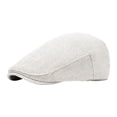thumbnail image 1 of OOOUM Tweed Newsboy Caps For Men Women British Style Texture Flat Hat Retro Classic Ivy Cap One Size, 1 of 2