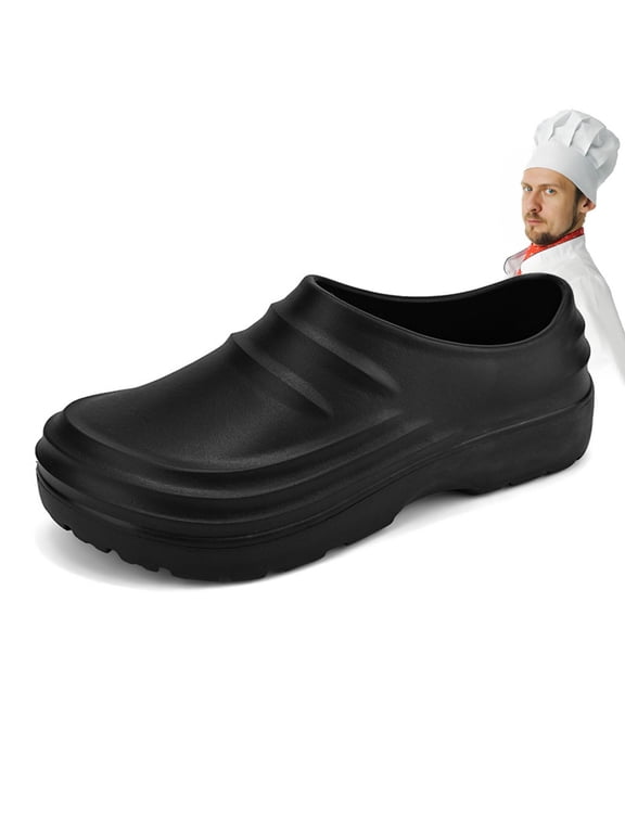 Unisex Chef Clogs Water Oil Resistant Kitchen Shoes Comfort Work Shoes Non- Lightweight Clogs