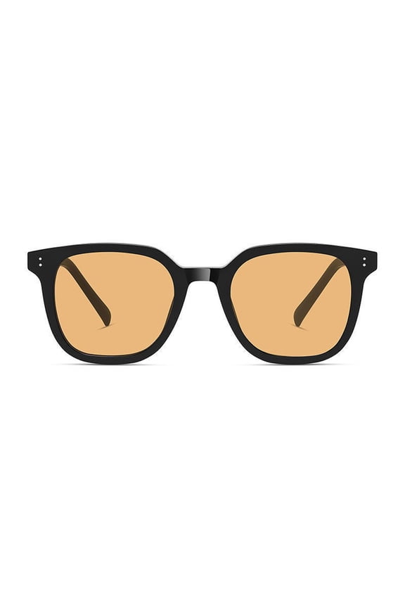 Unisex Square Frame Fashion Sunglasses Solid & Gradient Tinted Lens Eyewear Lightweight Daily Street Casual Sun Glasses Shades Blue