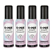 OOPSIE POOPSIE Lavender Escape Before & After You Go Toilet Spray 2oz 4-Pack Gift Set - Portable Odor Eliminator