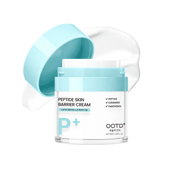 OOTD Beauty Korean Peptide Hydrating Skin Barrier Cream, 1.69 fl oz