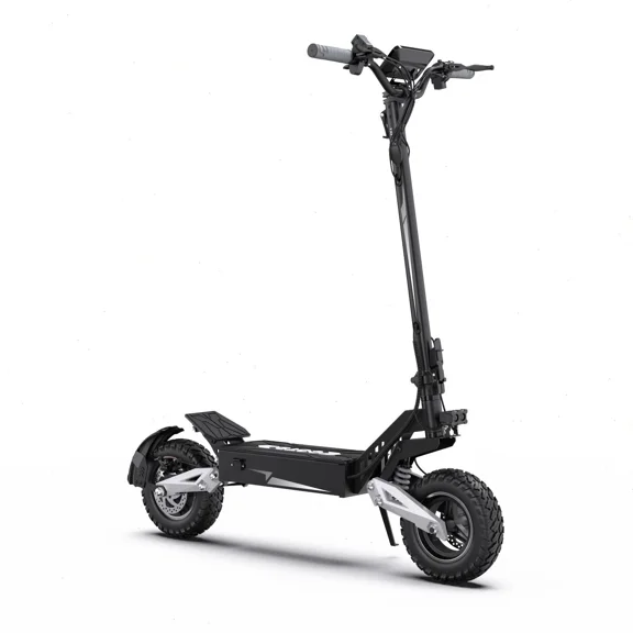 OOTD T10 Electric Scooter 900 Motor and 48V 13.5Ah Battery, 31 Miles Max Speed, Up To 27 Miles, 11" Off-road Tires,Dual Suspension & HD LCD Display