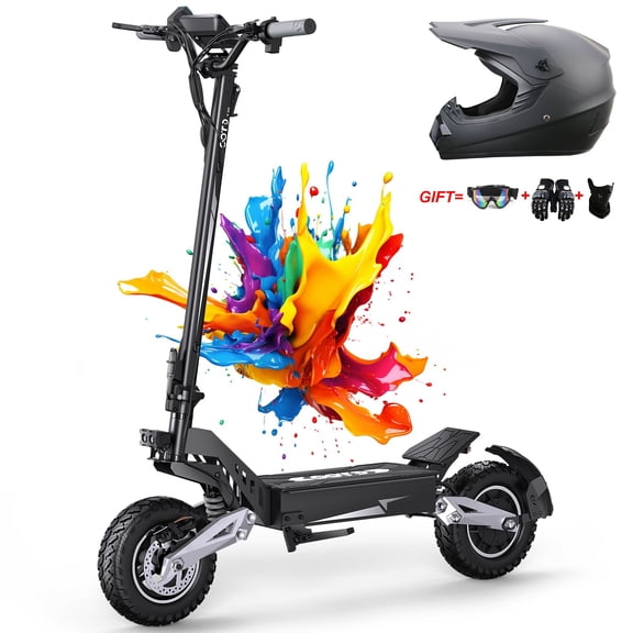 OOTD T10 Electric Scooter for Adults, 31MPH, 11" All-Terrain Tire Up to 46 Miles Range, Extra Large LCD Display, UL2272