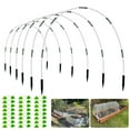 OOTONAT 8FT Garden Hoops Grow Tunnel Kit RustFree Fiberglass Frame