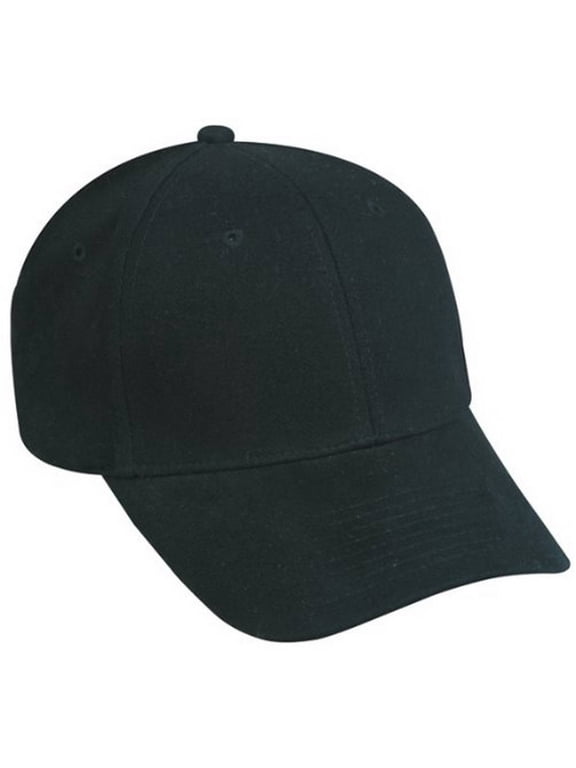 Flex Fitted Baseball Cap Hat- Black, Large-XL