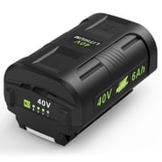 40V 6.0Ah OP4026 Lithium Battery Replacement Compatible with Ryobi 40V Battery Lithium OP4050A OP40601 OP4040 OP4030 OP4050 OP40261 OP40201 OP40401 Cordless Tools