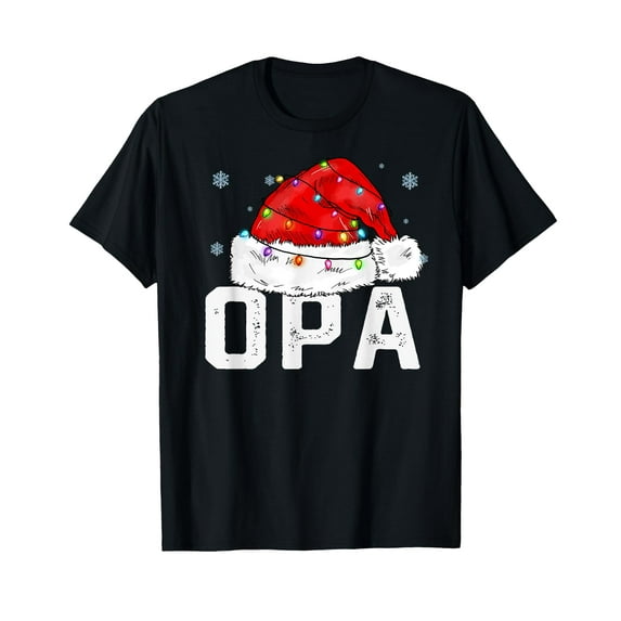OPA Claus Funny Xmas Family Matching Grandpa Christmas T-Shirt,Women's short-sleeved T-shirt celebrating the coming of Christmas