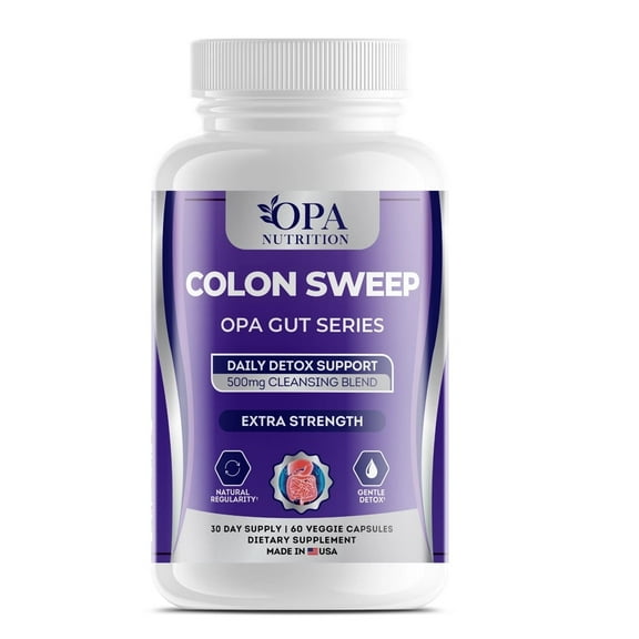 OPA Colon Cleanse Detox, Aloe, Calcium 200mg, Proprietary Blend 500mg, 15 Days - 60 Ct