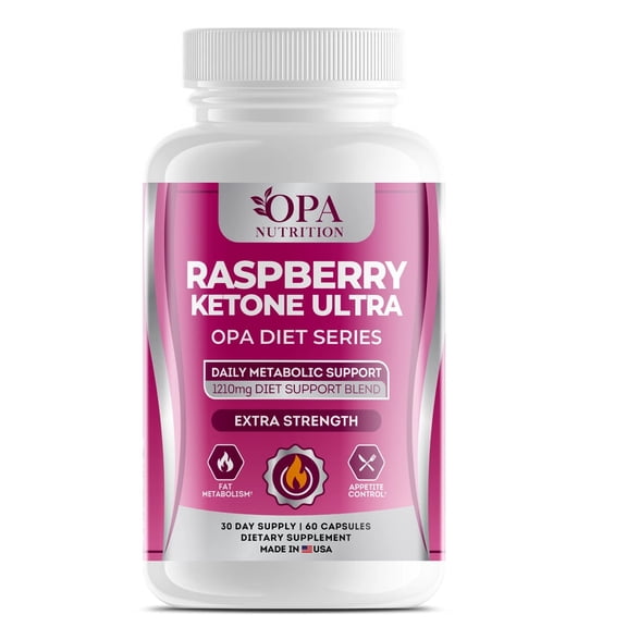 OPA Wellness Raspberry Ketone Blend with African Mango & Green Tea  60ct