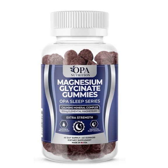 OPA Sleep Magnesium Glycinate Relaxation Gummies 60ct