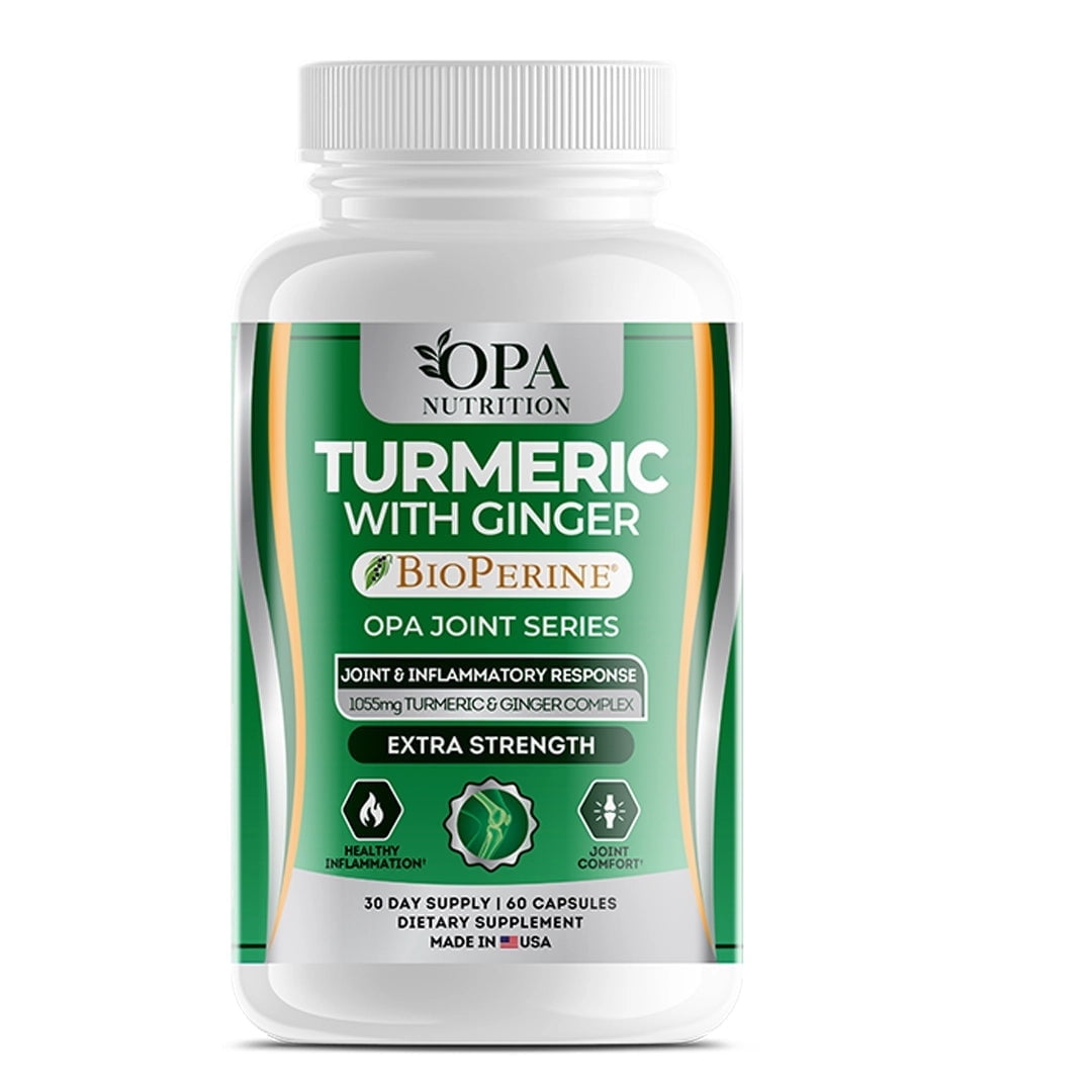 OPA Joint Turmeric & Ginger with Curcuminoids for Absorption – 60ct