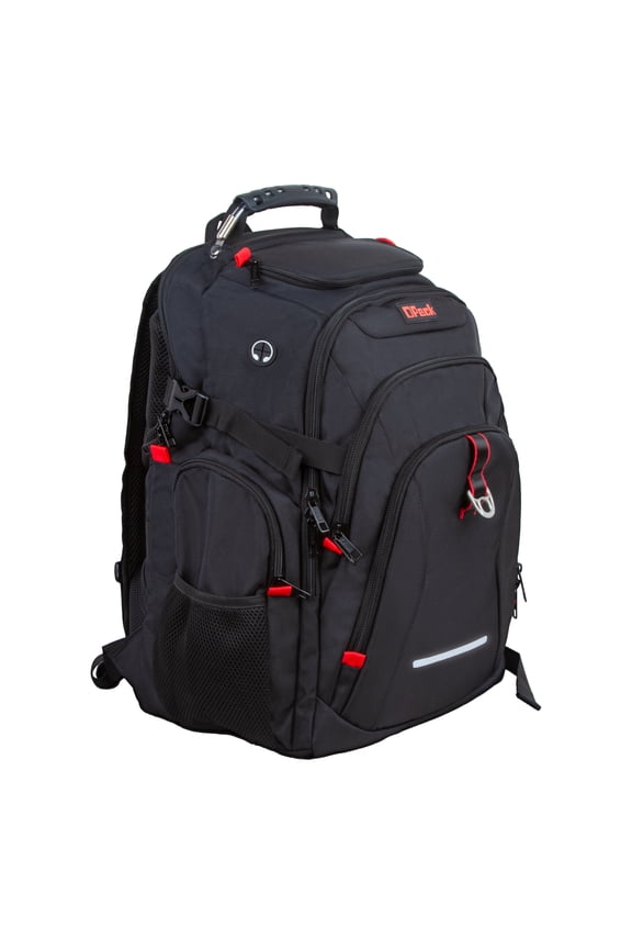 RFID-Safe Extra Large Unisex Travel Backpack, Black, TSA Friendly