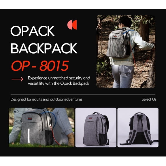 OPACK Guardian RFID Blocking Backpack: Secure Your Essentials in Style