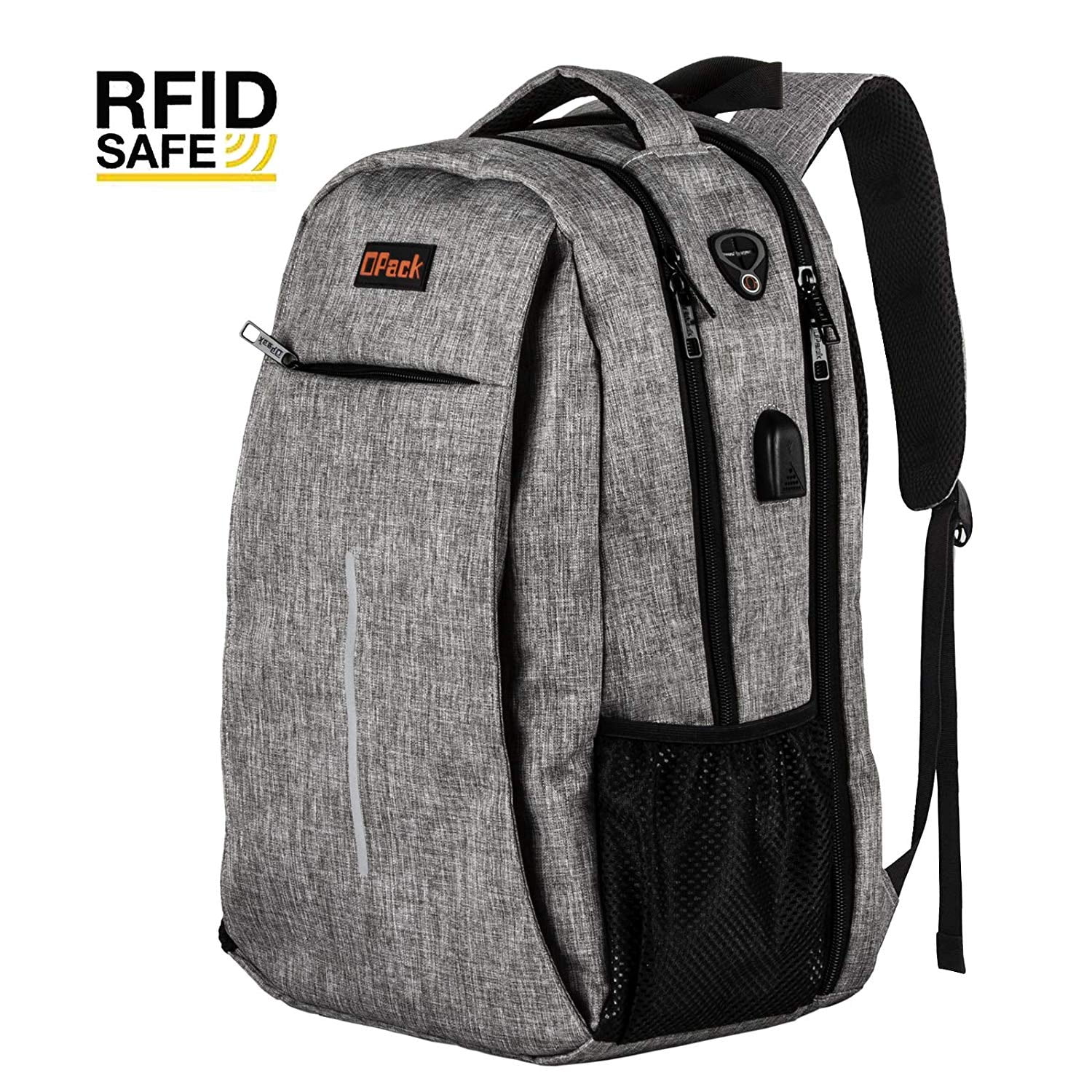 OPACK Unisex Backpack, Water Resistant, 15.6" Laptop, all age
