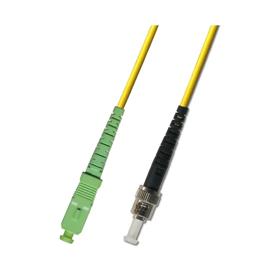 OPAL- 0.5M (1.64Ft) Os2 Sc/Apc To St/Upc Fiber Optic Cable Simplex Singlemode 9/125