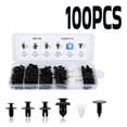 thumbnail image 1 of OPAL- 100 Pcs Bumper Parts Rivet Clips Trim Panel Fender Engine Push Pin Accessories, 1 of 6